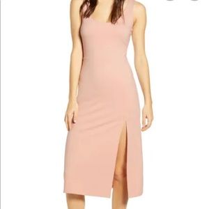 NWT Leith Scoop Midi Dress